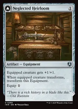 Neglected Heirloom Ashmouth Blade Foil INR 269 Uncommon MTG - Image 1