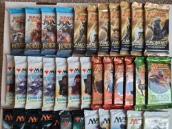 MTG Lot of 36 2010s Magic Booster Packs Chaos Draft Box Kaladesh, Amonkhet, Dom+ - Image 3