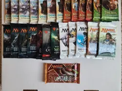 MTG Lot of 36 2010s Magic Booster Packs Chaos Draft Box Kaladesh, Amonkhet, Dom+ - Image 4