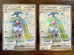 Pokemon TCG Tsareena ex 220/182 Paradox Rift Ultra Rare NM Lot of 2 - Image 1