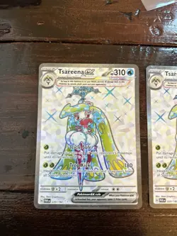 Pokemon TCG Tsareena ex 220/182 Paradox Rift Ultra Rare NM Lot of 2 - Image 2