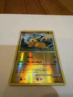 Pokemon TCG Pikachu Reverse Holo Platinum Supreme Victors 120/147 2009 NM - Image 1
