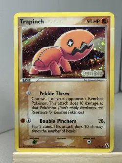 Trapinch Pokemon EX Legend Maker STAMPED holo 67/92 - Image 1