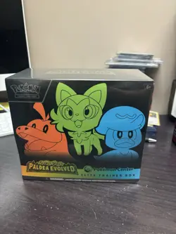 Pokemon Center Exclusive Paldea Evolved Elite Trainer Box ETB - Image 1