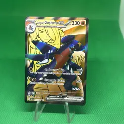 Pokemon TCG Cynthia's Garchomp EX 215/182 Full Art Destined Rivals - Image 1
