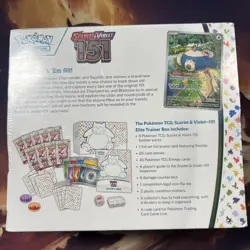 Pokemon TCG Scarlet & Violet 151 ETB Elite Trainer Box New Sealed - Image 2