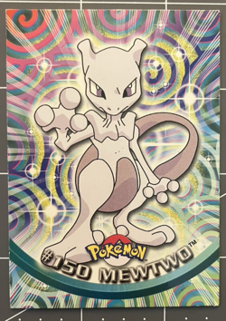 2000 Topps Pokemon TV Animation Edition Series 3 Non Holo #150 Mewtwo - Image 1