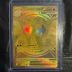 Pokemon TCG Gold Mega Charizard EX Phantasmal Flames 🔥🐉 - Image 1