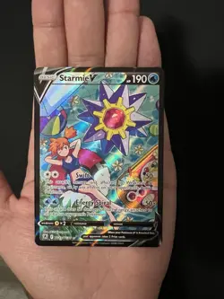 Starmie V TG13/TG30 Full Art - Astral Radiance Trainer Gallery Pokemon - NM - Image 3