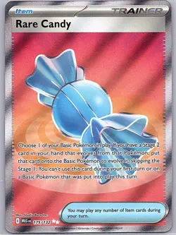 Pokemon TCG Rare Candy 175/132 Mega Evolution Ultra Rare Full Art - Image 1