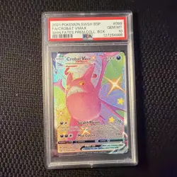 Pokemon Promo Crobat VMAX SWSH099 PSA 10 Shining Fates Premium Collection Box - Image 1