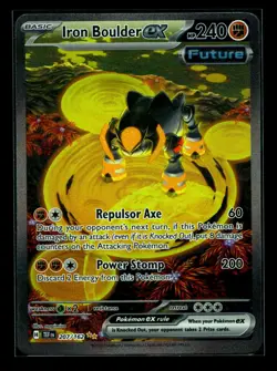 Pokemon TCG Iron Boulder ex - 207/162 - SV05: Temporal Forces Near Mint - Image 1