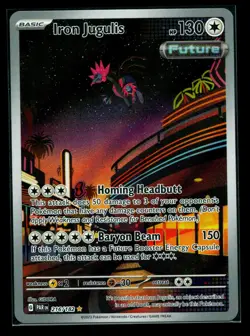 Pokemon TCG Iron Jugulis Illustration Rare #216/182 SV: Paradox Rift NM - Image 1