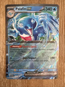 Palafin ex - SVP126 - Pokemon Scarlet & Violet Promo Ultra Rare Holo NM - Image 1