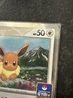 Pokemon TCG Gym Stamp Promo Eevee Surging Sparks SSP 143/191 Cosmo Holo Mint - Image 3