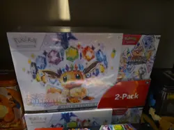 Pokemon Prismatic Evolutions ETB + Booster Bundle 2-Pack Costco Exclusive Sealed - Image 1