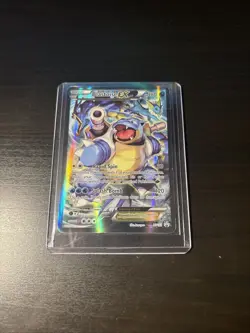 2016 POKEMON XY BLACK STAR PROMO BLASTOISE EX #XY122 HOLO FULL ART - Image 1