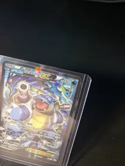 2016 POKEMON XY BLACK STAR PROMO BLASTOISE EX #XY122 HOLO FULL ART - Image 2