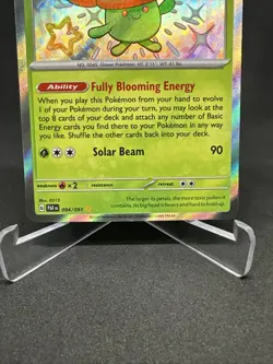 Pokemon TCG Vileplume Scarlet Violet Paldean Fates 094/091 Holo Baby Shiny Rare - Image 4