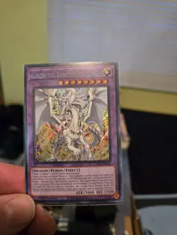 Yugioh Albion The Sanctifire Dragon CYAC-EN035 Secret Rare 1st Ed Near Mint - Image 4