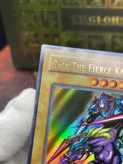 Yugioh LOB-006 Gaia The Fierce Knight Ultra Rare 1st Edition Asian English - Image 5