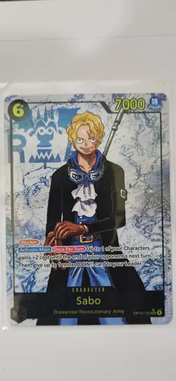 One Piece TCG Sabo SEC Alternate Alt Art (Parallel) OP13-120 - NM - English - Image 1