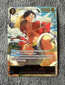 One Piece Monkey D. Luffy Japan Anime Expo French Promo Gold Foil P-075 - Image 1