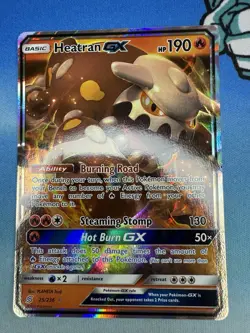 Heatran GX 25/236 Sun & Moon Unified Minds Ultra Rare 2019 Pokemon Card - Image 1