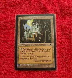 Magic: The Gathering Ancient Tomb Land Exodus Regular English Card - Image 1