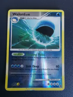 Pokemon Card Wailord 30/106 D&P Great Encounters Reverse Holo Rare - Image 1