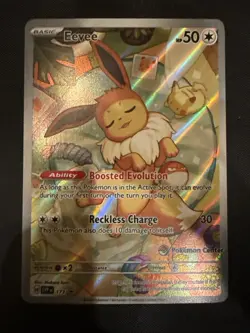 Eevee - 173 (Pokemon Center Exclusive) 173 Sv: Scarlet & Violet Promo Cards Holo - Image 1