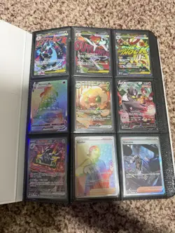 Pokemon Card Collection Binder Lot X354 SIR IR FULL ART EX MEGA CHARIZARD + - Image 1