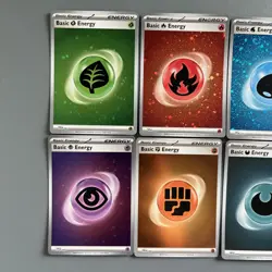 Cosmos Holo SVE Basic Energy Scarlet & Violet Complete Set Pokemon Cards - NM - Image 3