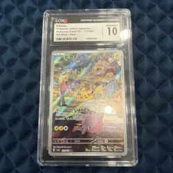🔥💥 Pikachu 173/165 AR Japanese 151 Pokemon Card CGC 10 Gem Mint Art Rare 🔥💥 - Image 1