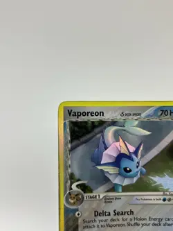 Vaporeon 18/113 Holo Rare EX Delta Species Pokemon Card - Image 3