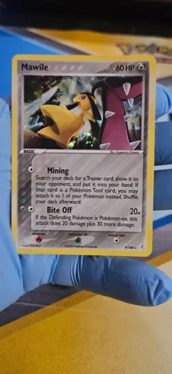 NM/LP MAWILE 9/100 EX CRYSTAL GUARDIANS HOLO RARE POKEMON CARD 9/100 - Image 1