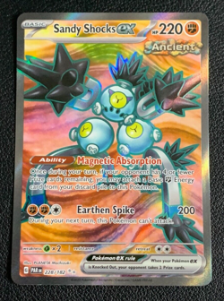 Sandy Shocks ex 228/182 Paradox Rift Full Art Ultra Rare Pokemon TCG Card NM - Image 1