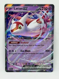 Pokemon TCG Latias EX Surging Sparks Scarlet & Violet Double Rare Card 76/191 NM - Image 1