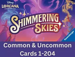 Disney Lorcana TCG - Shimmering Skies - Base Singles 1-204 You Pick the Card - Image 2