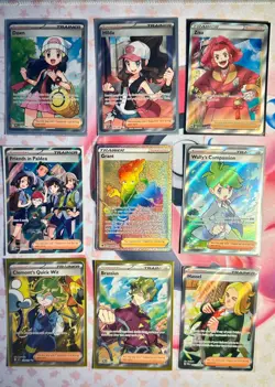 Pokemon TCG Full Art Trainer Lot of 9 Cards NM English - Image 2