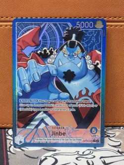 One Piece Card Game - OP14-040 - Jinbe Leader - Alt Art AA - English - Image 1