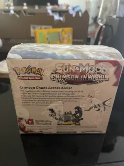 SEALED Pokemon Sun and Moon Crimson Invasion Booster Box Card Game - Image 2