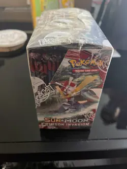 SEALED Pokemon Sun and Moon Crimson Invasion Booster Box Card Game - Image 4
