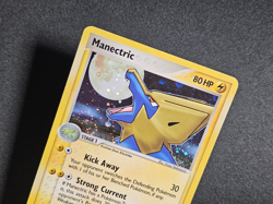 Pokemon TCG Manectric 8/100 Crystal Guardians EX Holo Big Swirl Vintage Card - Image 2