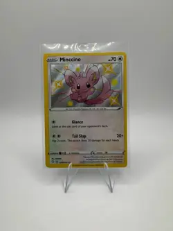 Minccino - SV093/SV122 - Pokemon Shining Fates Sword Shield Shiny Rare Card NM - Image 1