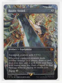MTG Final Fantasy Mythic #0351 Buster Sword - Image 1