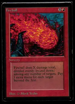 MRM ENGLISH Fireball MTG magic BETA - Image 2