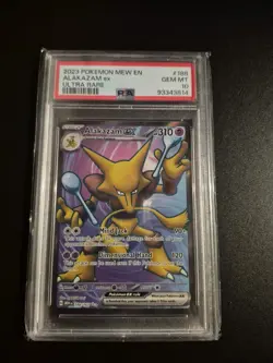 PSA 10 Gem Mint Alakazam EX 188/165 Pokemon 151 Karte Englisch - Image 1