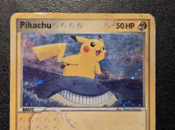 Pikachu 12/17 - POP 5 Holo - Inverted Back - Heavily Damaged Pokemon Card - Image 3