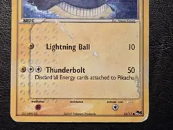 Pikachu 12/17 - POP 5 Holo - Inverted Back - Heavily Damaged Pokemon Card - Image 4